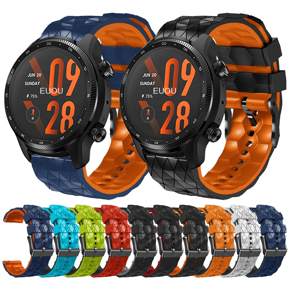 Replacement Bracelet Accessories Silicone Strap For TicWatch Pro 3 Ultra GPS / LTE Smart Watch Band For Ticwatch GTX Wristband
Replacement Bracelet Accessories Silicone Strap For TicWatch Pro 3 Ultra GPS / LTE Smart Watch Band For Ticwatch GTX Wristband