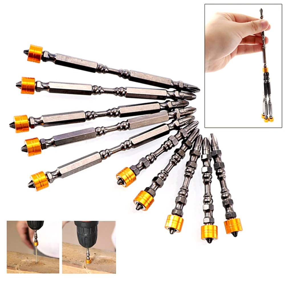 Double Head Strong Magnet Screwdriver 5/10PCS 65mm/110mm Screwdrivers Tools Bit Set Hex Shank D1 Steel For Electric Screw Driver
Double Head Strong Magnet Screwdriver 5/10PCS 65mm/110mm Screwdrivers Tools Bit Set Hex Shank D1 Steel For Electric Screw Driver