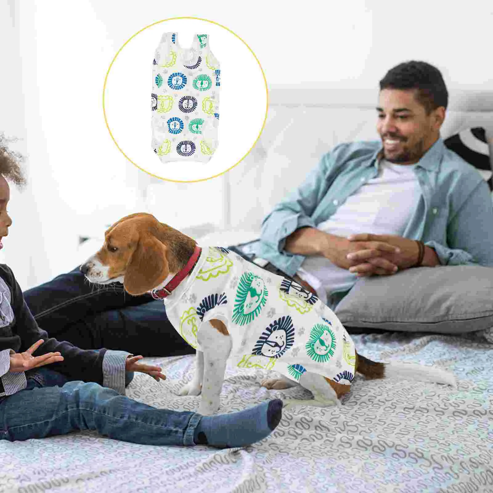 Striped Clothes Striped T- Shirt Rainbow Color- Anti- lick Surgery Recovery Suit
Striped Clothes Striped T- Shirt Rainbow Color- Anti- lick Surgery Recovery Suit