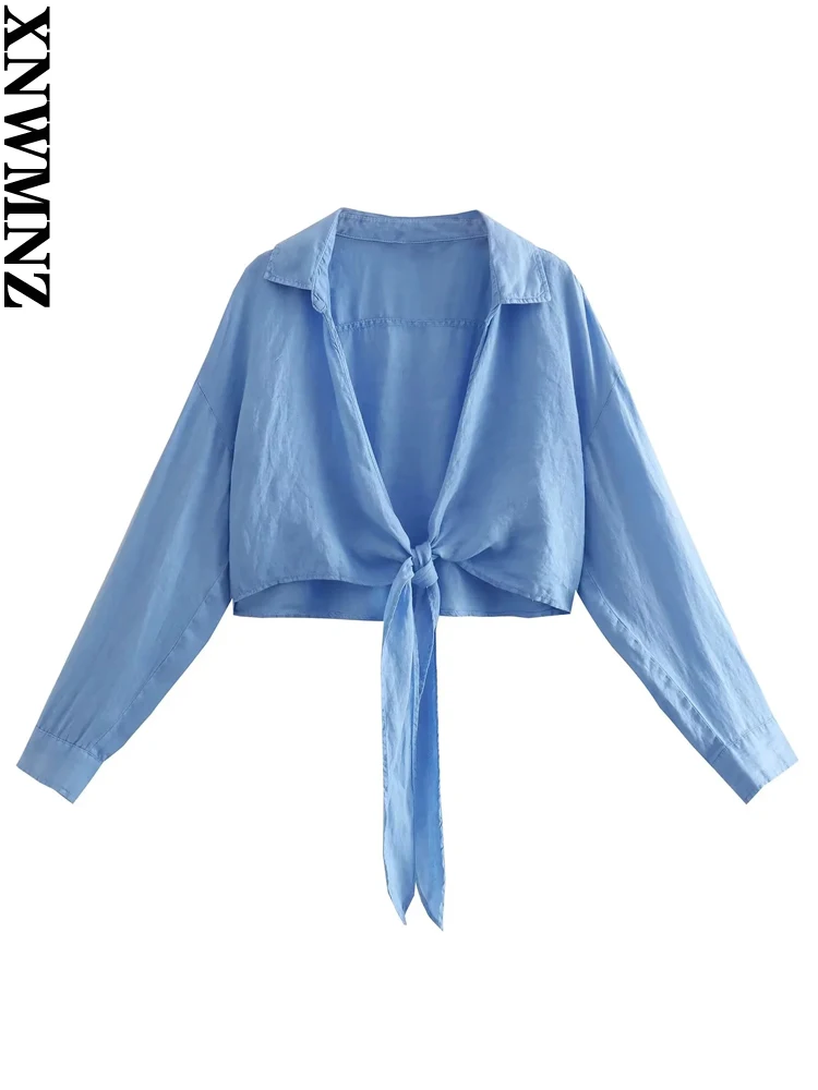 XNWMNZ 2022 Women Fashion Linen Short Shirts Woman Vacation Style Long Sleeves Cropped Navel Lace Female Chic Tops
XNWMNZ 2022 Women Fashion Linen Short Shirts Woman Vacation Style Long Sleeves Cropped Navel Lace Female Chic Tops