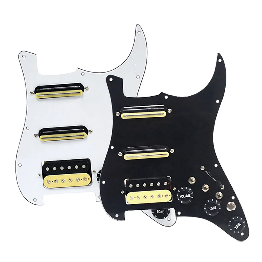 ST Electric Guitar Pickguard Pickup With Singlecut Wiring Loaded Prewired With 5way Control 2T1V Control Music Instruments Parts
ST Electric Guitar Pickguard Pickup With Singlecut Wiring Loaded Prewired With 5way Control 2T1V Control Music Instruments Parts