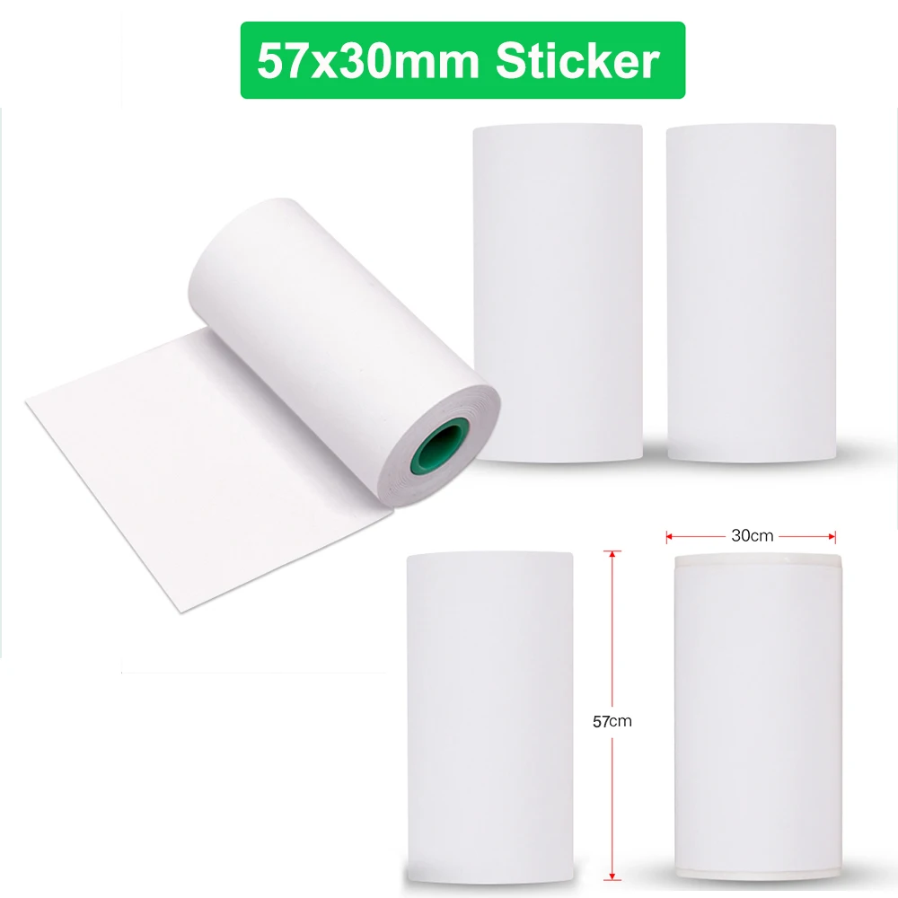 5 Rolls Receipt Paper (57mm x 30mm) POS Thermal Paper for Thermal Receipt Printer POS Printer
5 Rolls Receipt Paper (57mm x 30mm) POS Thermal Paper for Thermal Receipt Printer POS Printer