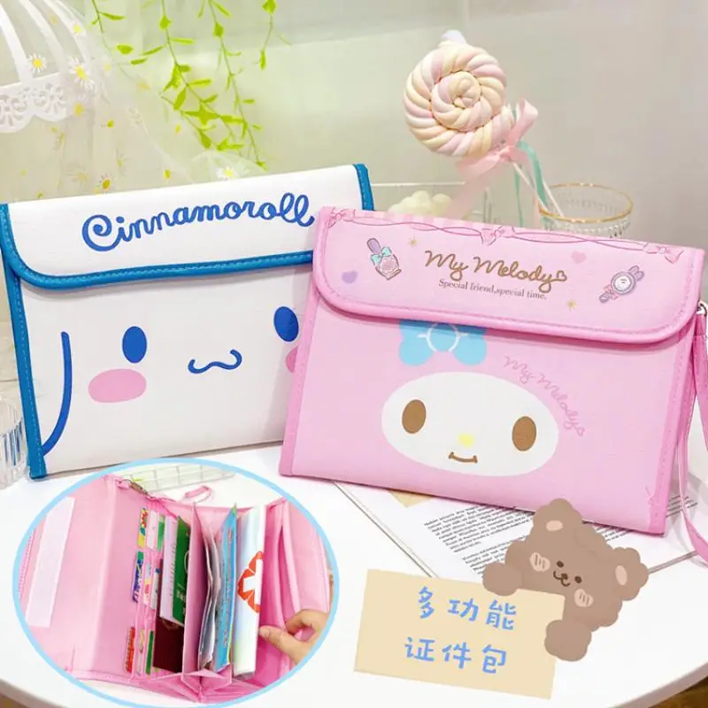 Sanrios Kawaii Cartoon Hellokitty Anime Cinnamoroll Cute Mymelody Doll Creative Card Set Id Ticket Folder This Storage Bag Toys 
Sanrios Kawaii Cartoon Hellokitty Anime Cinnamoroll Cute Mymelody Doll Creative Card Set Id Ticket Folder This Storage Bag Toys