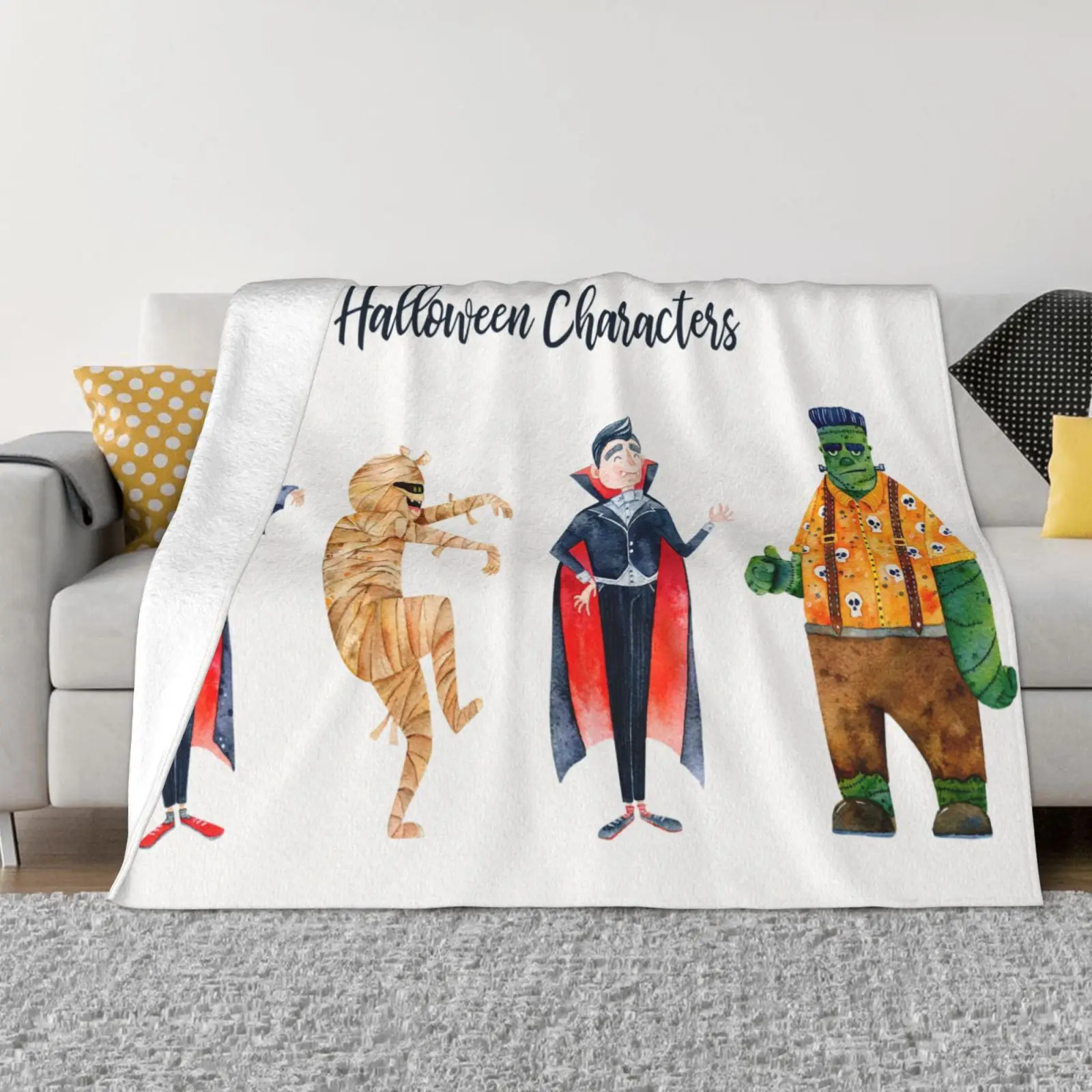 4 Monster Vampire Thin Blanket 80x60 Inch Throw Blanket Christmas Flannel Couch Bed Single Side Printed Flurry No Shedding
4 Monster Vampire Thin Blanket 80x60 Inch Throw Blanket Christmas Flannel Couch Bed Single Side Printed Flurry No Shedding