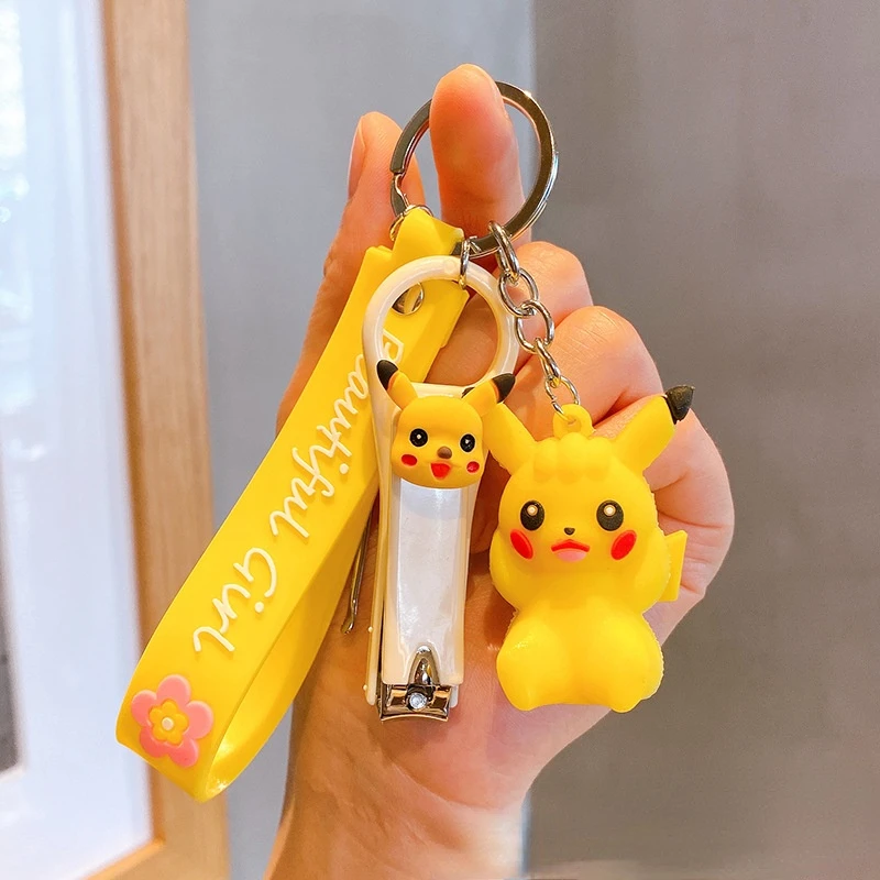 7CM Anime Pokemon Creative Cartoon Nail Clippers Cutter Pikachu Keychain Ear Spoon Bag Key Chain Soft Glue Doll Cute Pendant Toy
7CM Anime Pokemon Creative Cartoon Nail Clippers Cutter Pikachu Keychain Ear Spoon Bag Key Chain Soft Glue Doll Cute Pendant Toy