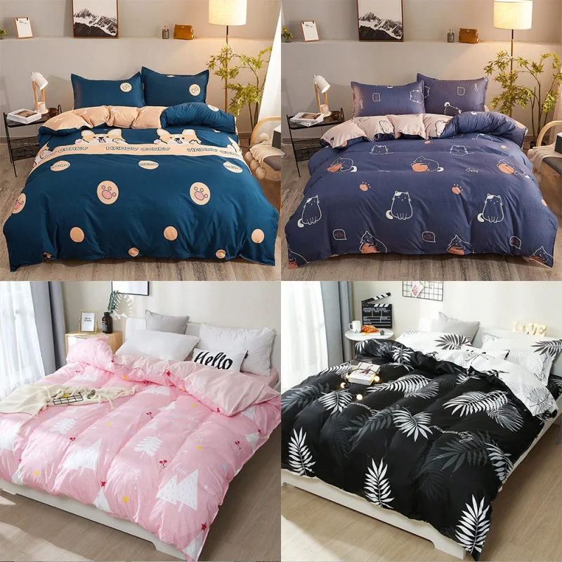 YanYangTian Cartoon Pattern 4-Piece Flat Sheet Quilt Cover Pillow Case Family Bed Sheet Children's Bedding Set 4-Piece Set
YanYangTian Cartoon Pattern 4-Piece Flat Sheet Quilt Cover Pillow Case Family Bed Sheet Children's Bedding Set 4-Piece Set