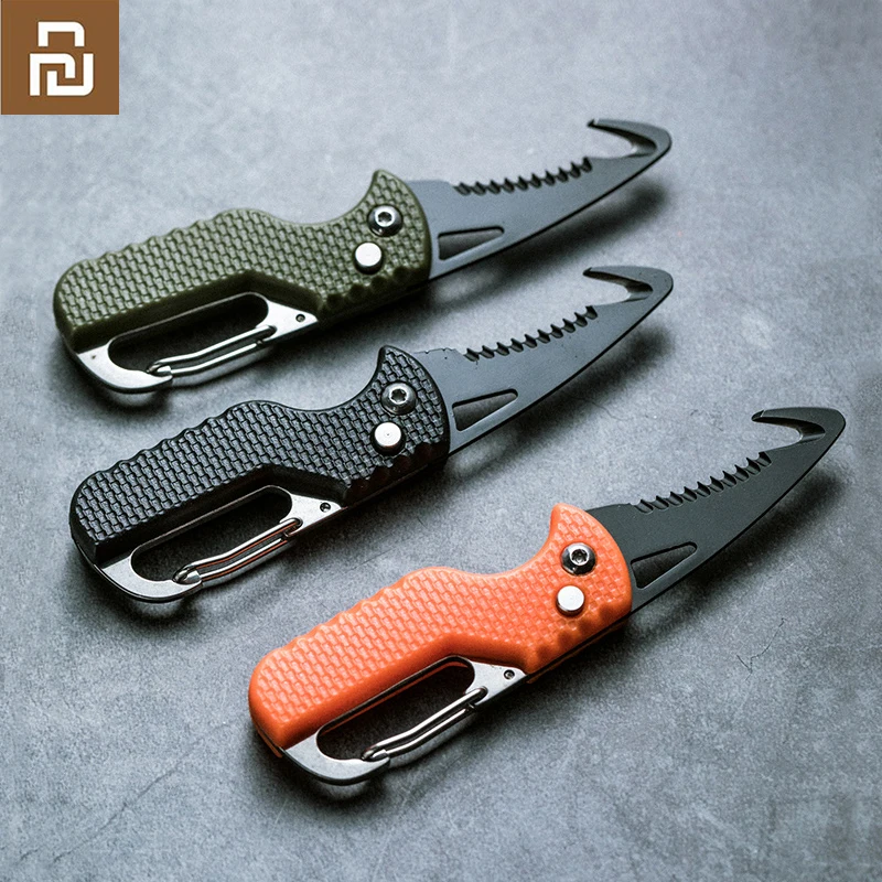 Youpin Portable Express Parcel Knife Keychain Serrated Hook Carry-on Unpacking Multifunction Emergency Survival Tool Box Opener
Youpin Portable Express Parcel Knife Keychain Serrated Hook Carry-on Unpacking Multifunction Emergency Survival Tool Box Opener