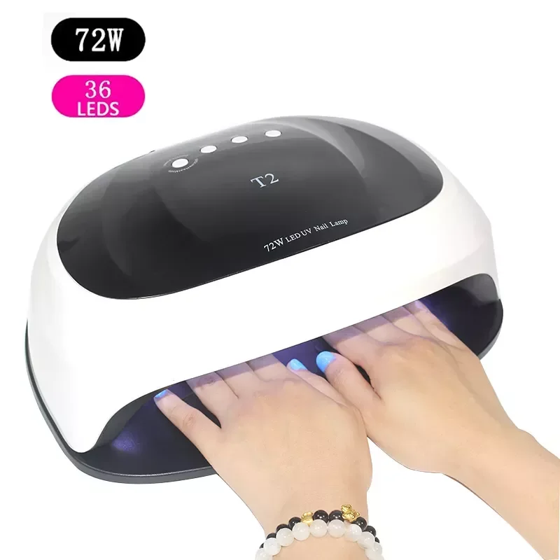 NEW2023 listing 72W Nail Dryer UV Nail Lamp Gel Polish Curing Lamp with Bottom 30s/60s Timer LCD Display Lamp for Nail Dryer
NEW2023 listing 72W Nail Dryer UV Nail Lamp Gel Polish Curing Lamp with Bottom 30s/60s Timer LCD Display Lamp for Nail Dryer
