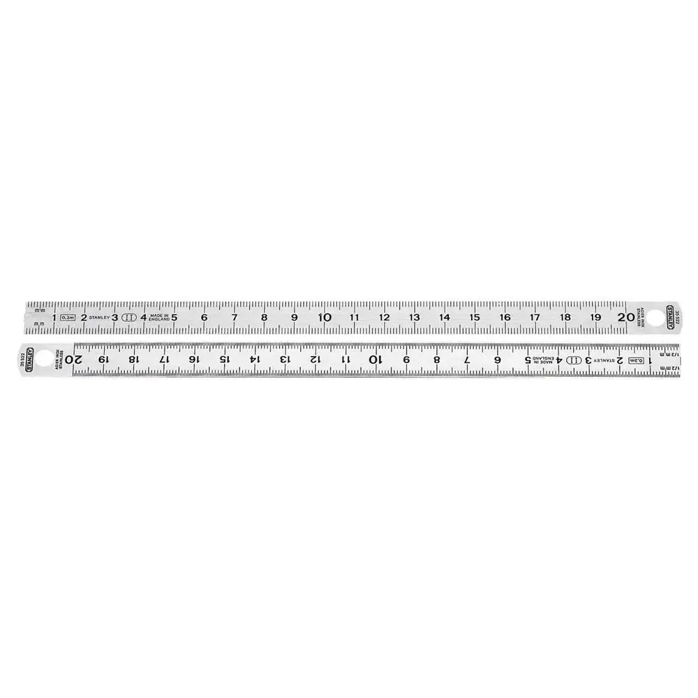Stanley ST135522 Steel Ruler, 20 cmX13mm
Stanley ST135522 Steel Ruler, 20 cmX13mm
