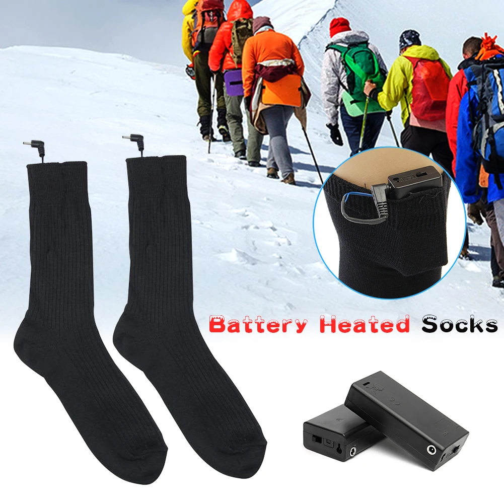 Winter Warm Heated Socks Outdoor Socks Thermal Socks Men Women Battery Case Battery Operated Foot Warmer Electric Socks Set
Winter Warm Heated Socks Outdoor Socks Thermal Socks Men Women Battery Case Battery Operated Foot Warmer Electric Socks Set
