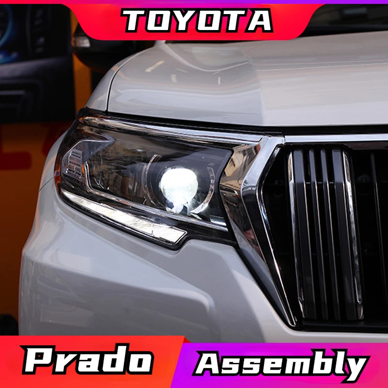 2PCS 18 Toyota Prado New Overlord Headlamp Assembly, With High Configuration LED Daytime Running
2PCS 18 Toyota Prado New Overlord Headlamp Assembly, With High Configuration LED Daytime Running