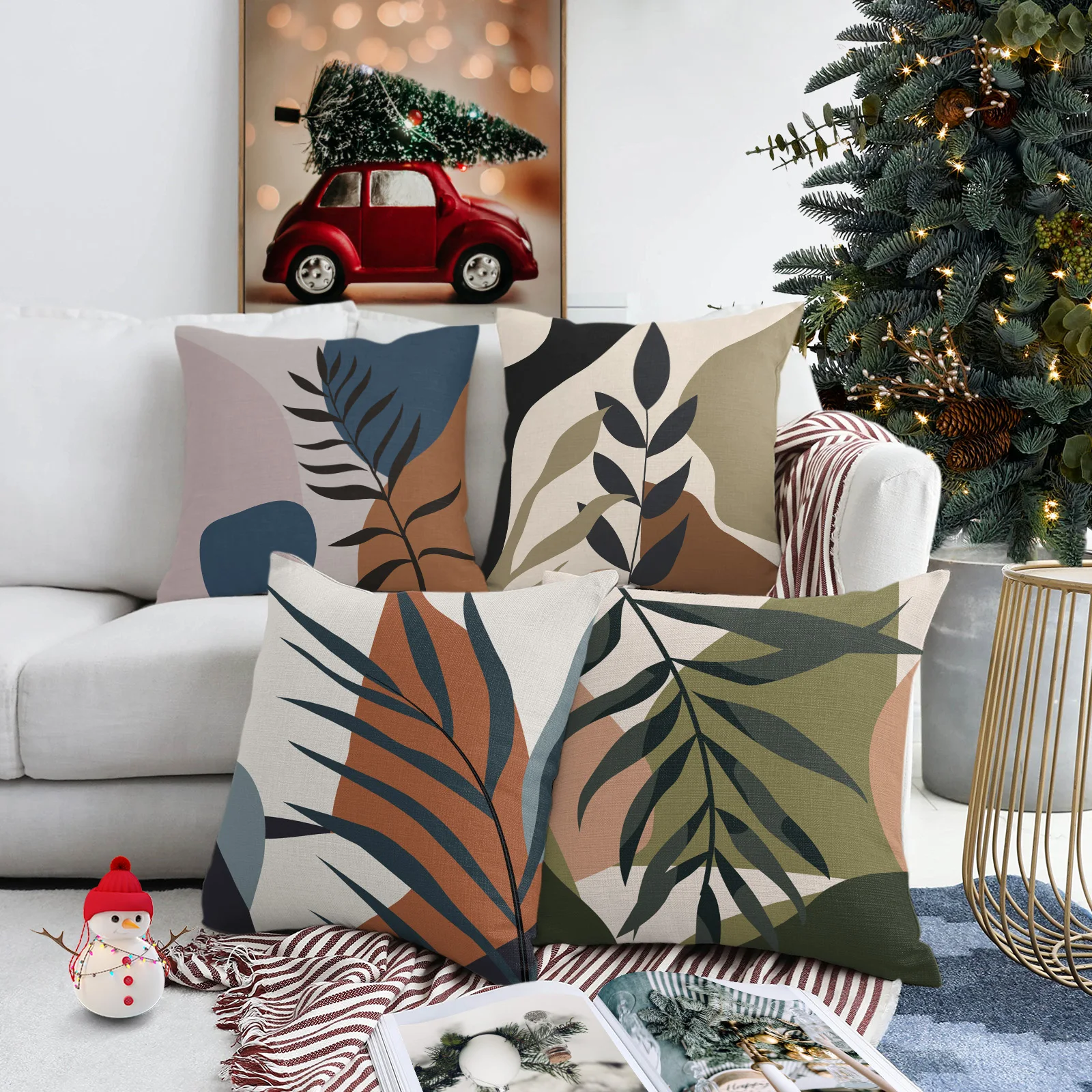 Cushion Set of 4 Tropical Plants Leaves Silhouettes Throw Pillows Cases Sofa Home Decor Window Seat Decorations Pillow Cover
Cushion Set of 4 Tropical Plants Leaves Silhouettes Throw Pillows Cases Sofa Home Decor Window Seat Decorations Pillow Cover