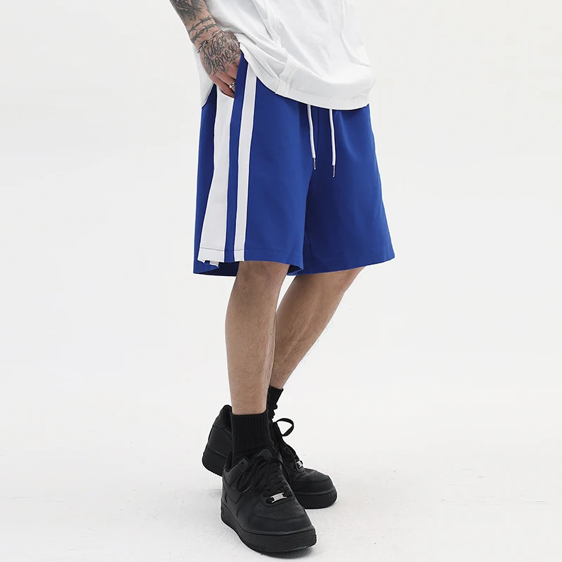 Color Match Side Strip Elastic Waist Mens Summer Shorts Wide Leg Streetwear Pockets Retro Couple Knee Length Pants Oversized
Color Match Side Strip Elastic Waist Mens Summer Shorts Wide Leg Streetwear Pockets Retro Couple Knee Length Pants Oversized