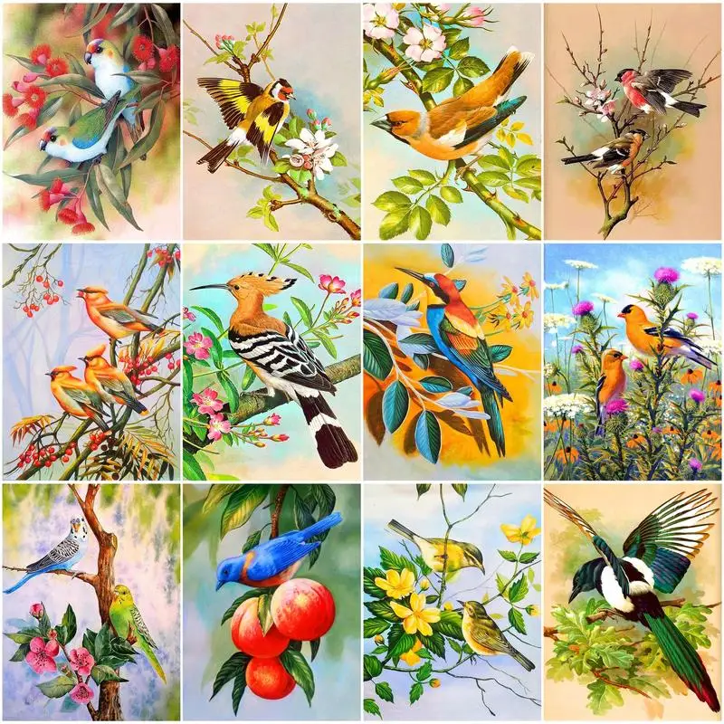 CHENISTORY DIY Diamond Painting Bird Animal Kit Full Drill Square Round Diamond Embroidery 5D Cross Stitch Scenery Decor Home
CHENISTORY DIY Diamond Painting Bird Animal Kit Full Drill Square Round Diamond Embroidery 5D Cross Stitch Scenery Decor Home