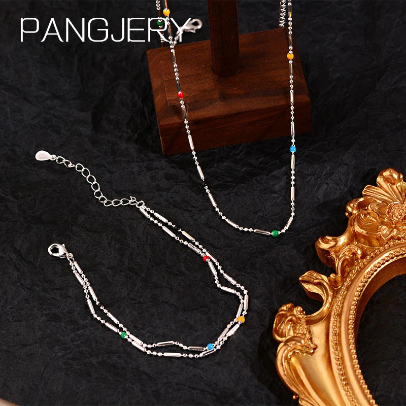 Женское Ожерелье с браслетом PANGJERY, необычное, модное, шикарное, простое украшение на день рождения, подарки, оптовая продажа
Женское Ожерелье с браслетом PANGJERY, необычное, модное, шикарное, простое украшение на день рождения, подарки, оптовая продажа