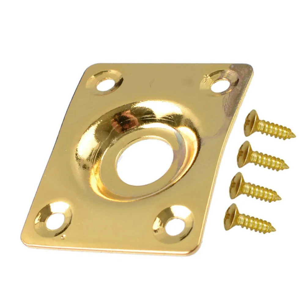 Square Style Plate Guitar Bass Output Input Jack Socket For Les Paul Tele Style Electric Guitar Black Gold Chrome Gutiar Parts
Square Style Plate Guitar Bass Output Input Jack Socket For Les Paul Tele Style Electric Guitar Black Gold Chrome Gutiar Parts