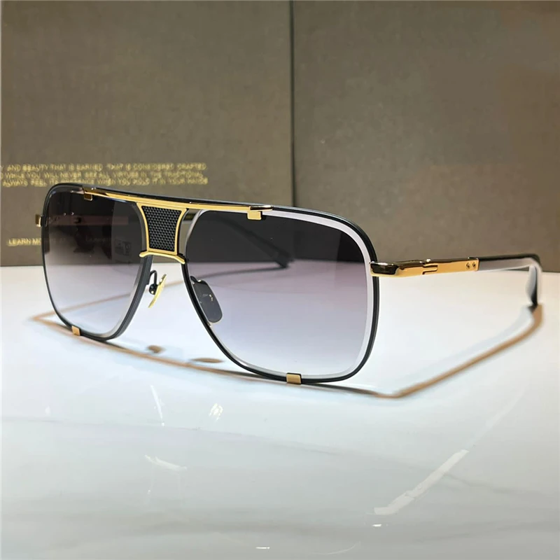 

M FIVE SunglassesFor Unisex Summer Style Anti-Ultraviolet Retro Plate Rectangle Full Frame Eyeglasses Random Box