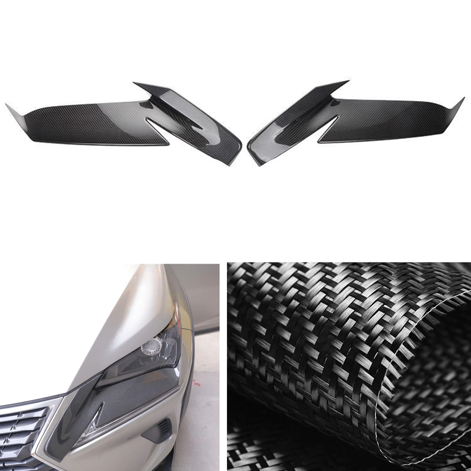 For Lexus NX200 NX300 450 UX260 2015-2020 Headlight Eyebrow Headlamp Eyelid Trim Carbon Fiber Front Head Light Lamp Brow Sticker
For Lexus NX200 NX300 450 UX260 2015-2020 Headlight Eyebrow Headlamp Eyelid Trim Carbon Fiber Front Head Light Lamp Brow Sticker