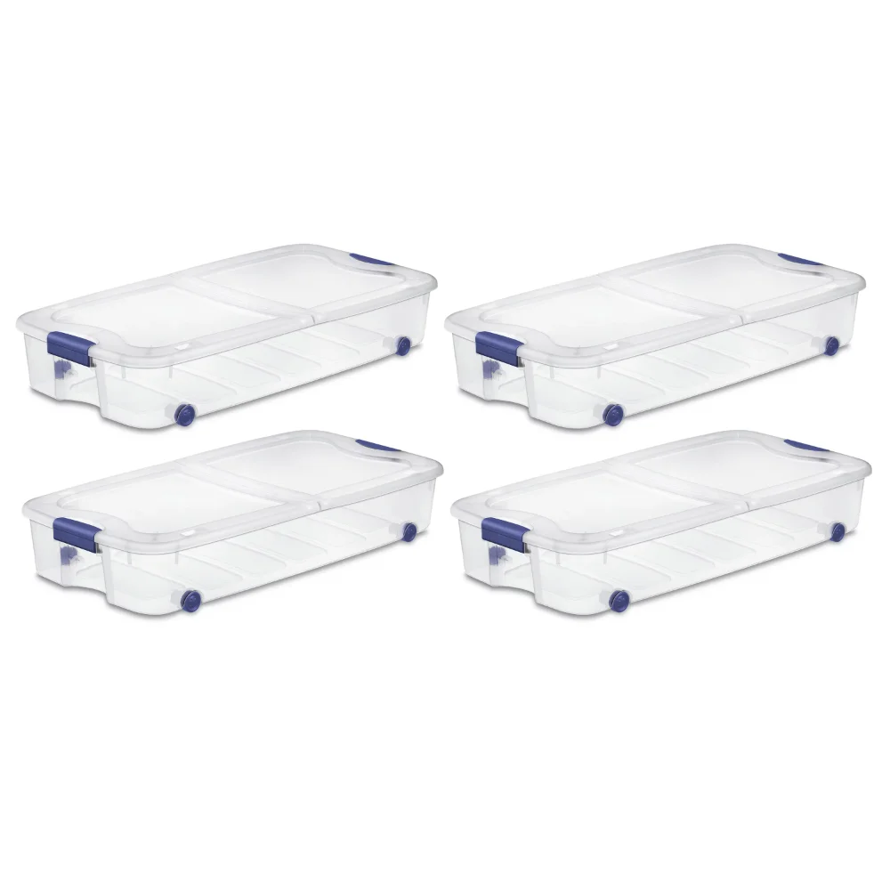 66 Qt. Ultra™ Storage Box Plastic, Stadium Blue, Set of 4 Storage Boxes
66 Qt. Ultra™ Storage Box Plastic, Stadium Blue, Set of 4 Storage Boxes