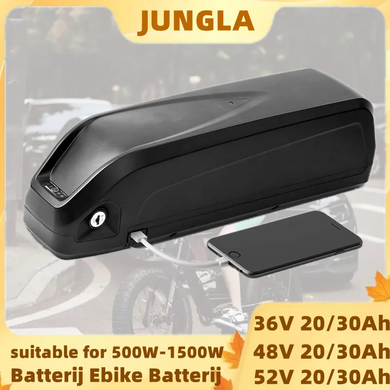Electric Bike Battery Hailong Panasonic 21700 cellCells Pack 36V and 48V 20Ah 30Ah 52V 20Ah30Ah Powerful Bicycle Lithium Battery
Electric Bike Battery Hailong Panasonic 21700 cellCells Pack 36V and 48V 20Ah 30Ah 52V 20Ah30Ah Powerful Bicycle Lithium Battery