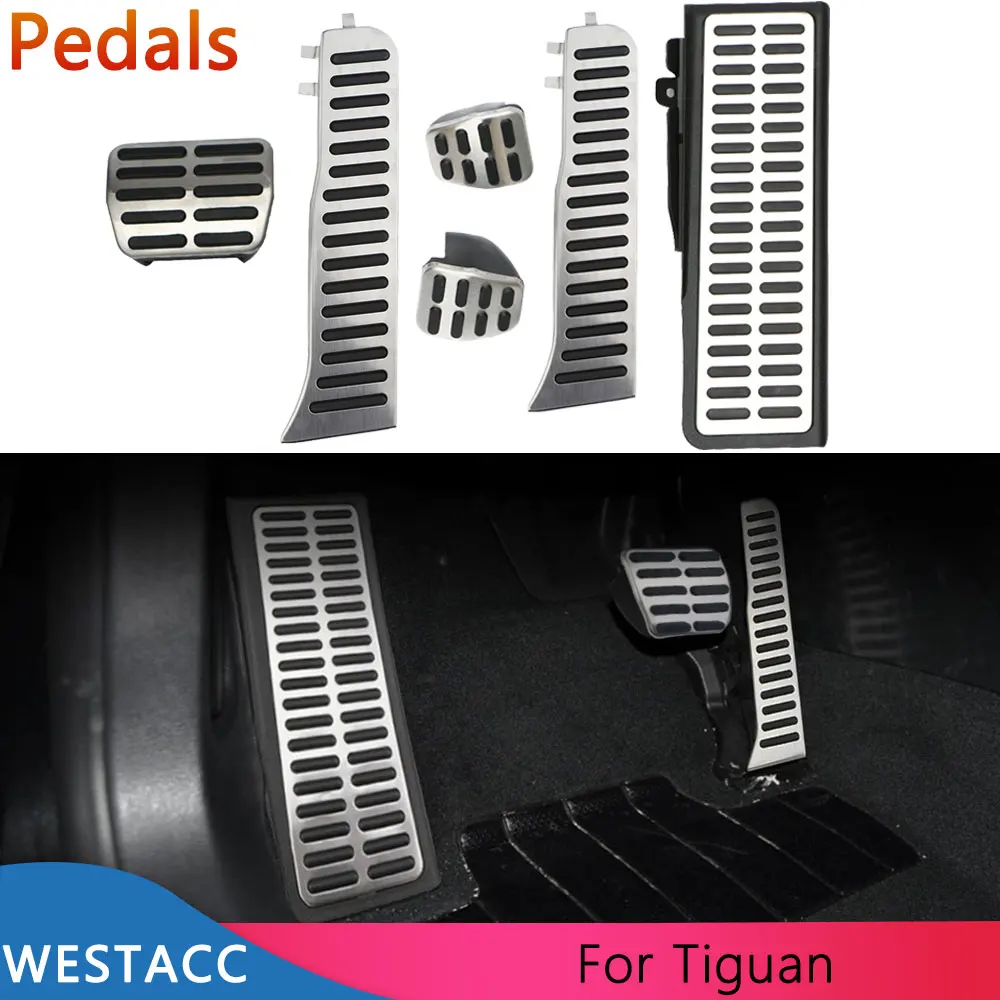 Stainless Steel Car AT MT Pedals for Volkswagen VW Tiguan 2009 - 2016 Accelerator Brake Clutch Pedal Cover Protector Accessories
Stainless Steel Car AT MT Pedals for Volkswagen VW Tiguan 2009 - 2016 Accelerator Brake Clutch Pedal Cover Protector Accessories