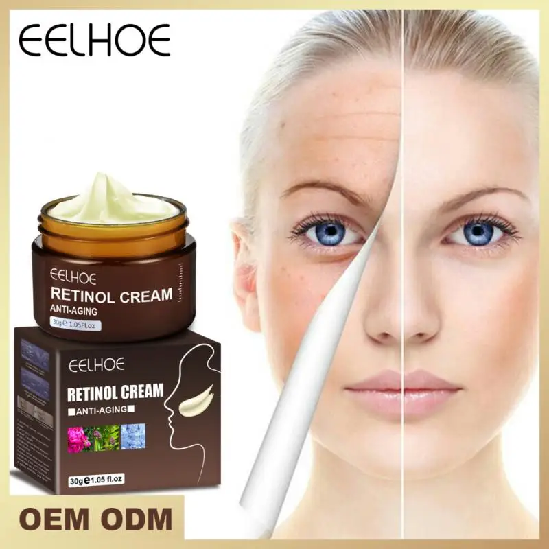 

Ретинол крем для лица Eelhoe, антивозрастное средство для удаления морщин, укрепляющая подтяжка отбеливание и осветление, увлажняющий крем для ухода за кожей лица