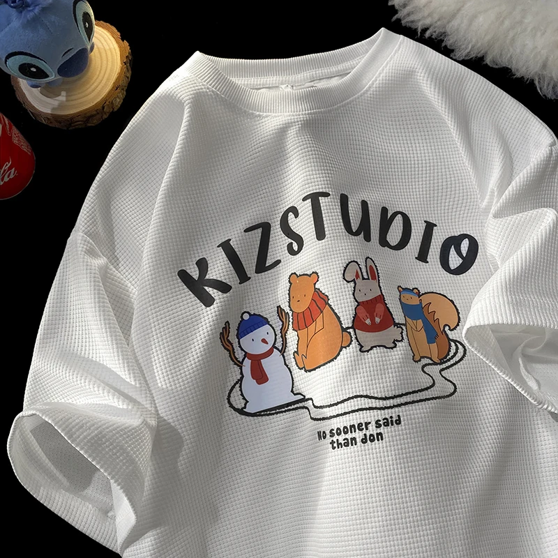 Cute Cartoon Animals Women Graphic T Shirts Casual Female Clothing Streetwear Tops Fashion Quality Summer Loose Woman Tees 
Cute Cartoon Animals Women Graphic T Shirts Casual Female Clothing Streetwear Tops Fashion Quality Summer Loose Woman Tees