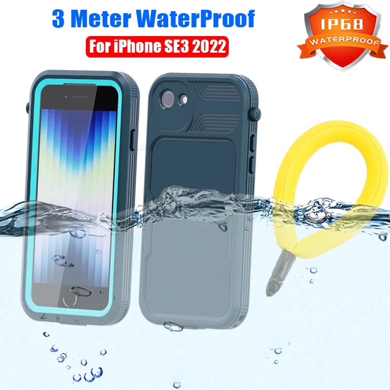 IP68 Waterproof Case For iPhone SE3 2020 SE2 7 8 Shock Drop proof Cover Diving Swim outdoor sport Magnetic Charging Case
IP68 Waterproof Case For iPhone SE3 2020 SE2 7 8 Shock Drop proof Cover Diving Swim outdoor sport Magnetic Charging Case