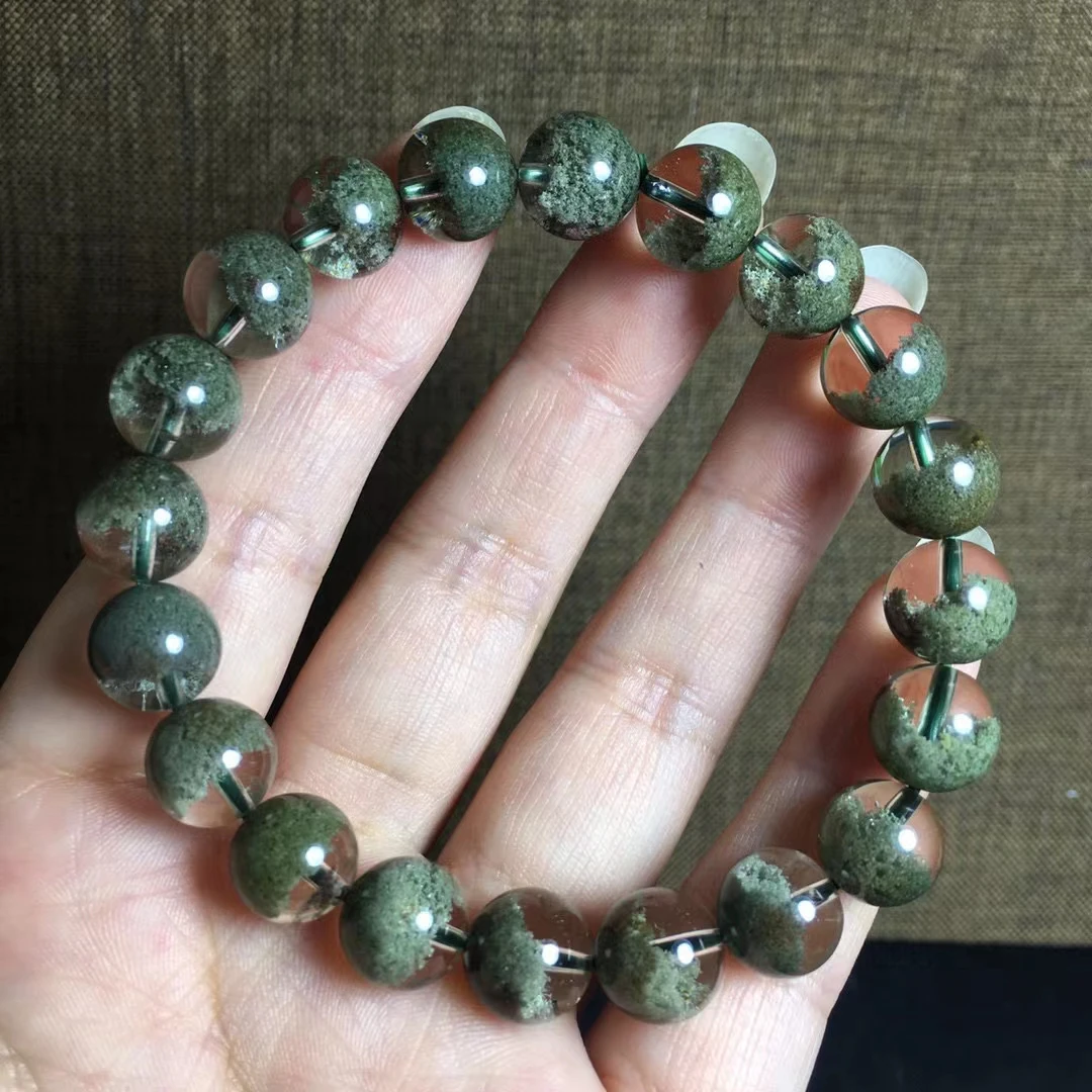 Natural Green Phantom Quartz Clear Round Beads Bracelet 9.6mm Women Men Crystal Green Phantom Fashion Jewelry Stretch AAAAAA
Natural Green Phantom Quartz Clear Round Beads Bracelet 9.6mm Women Men Crystal Green Phantom Fashion Jewelry Stretch AAAAAA