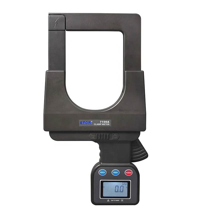 ETCR7100A Super Large Caliber DC/AC Clamp Meter Digital Ammeter And Voltmeter AC 0.0A-4000A
ETCR7100A Super Large Caliber DC/AC Clamp Meter Digital Ammeter And Voltmeter AC 0.0A-4000A
