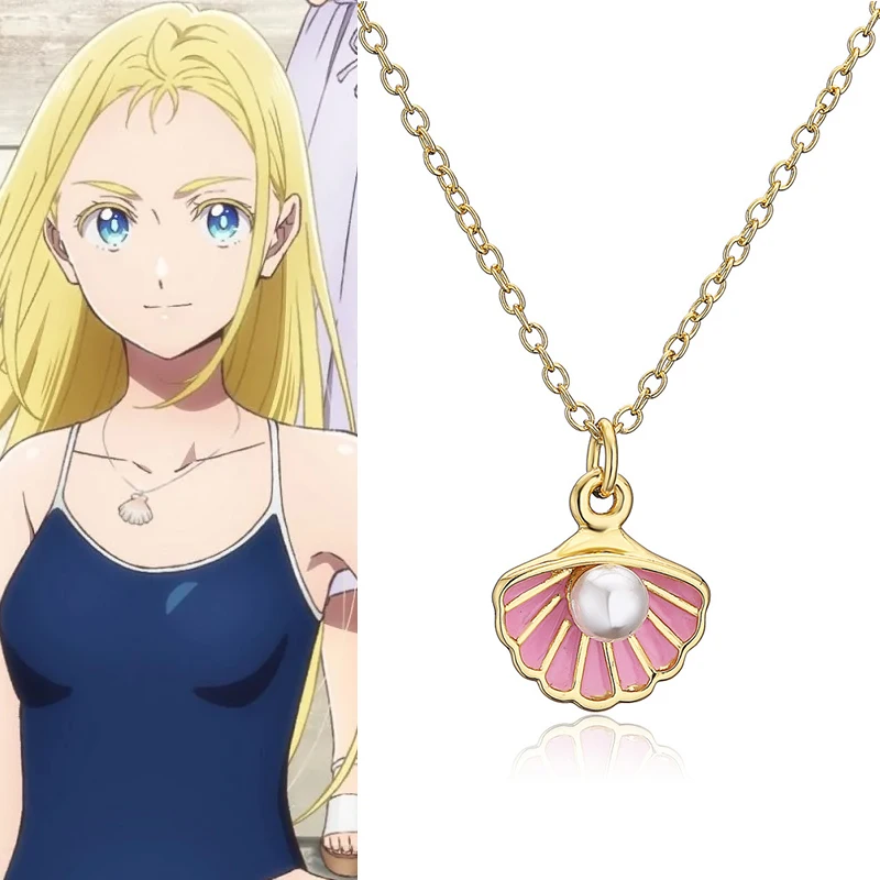 Anime Summer Time Rendering Shell Pearl Necklace Women Kotobushi Ushio Kofune Cosplay Pink Pendant Necklaces Jewelry Gift
Anime Summer Time Rendering Shell Pearl Necklace Women Kotobushi Ushio Kofune Cosplay Pink Pendant Necklaces Jewelry Gift