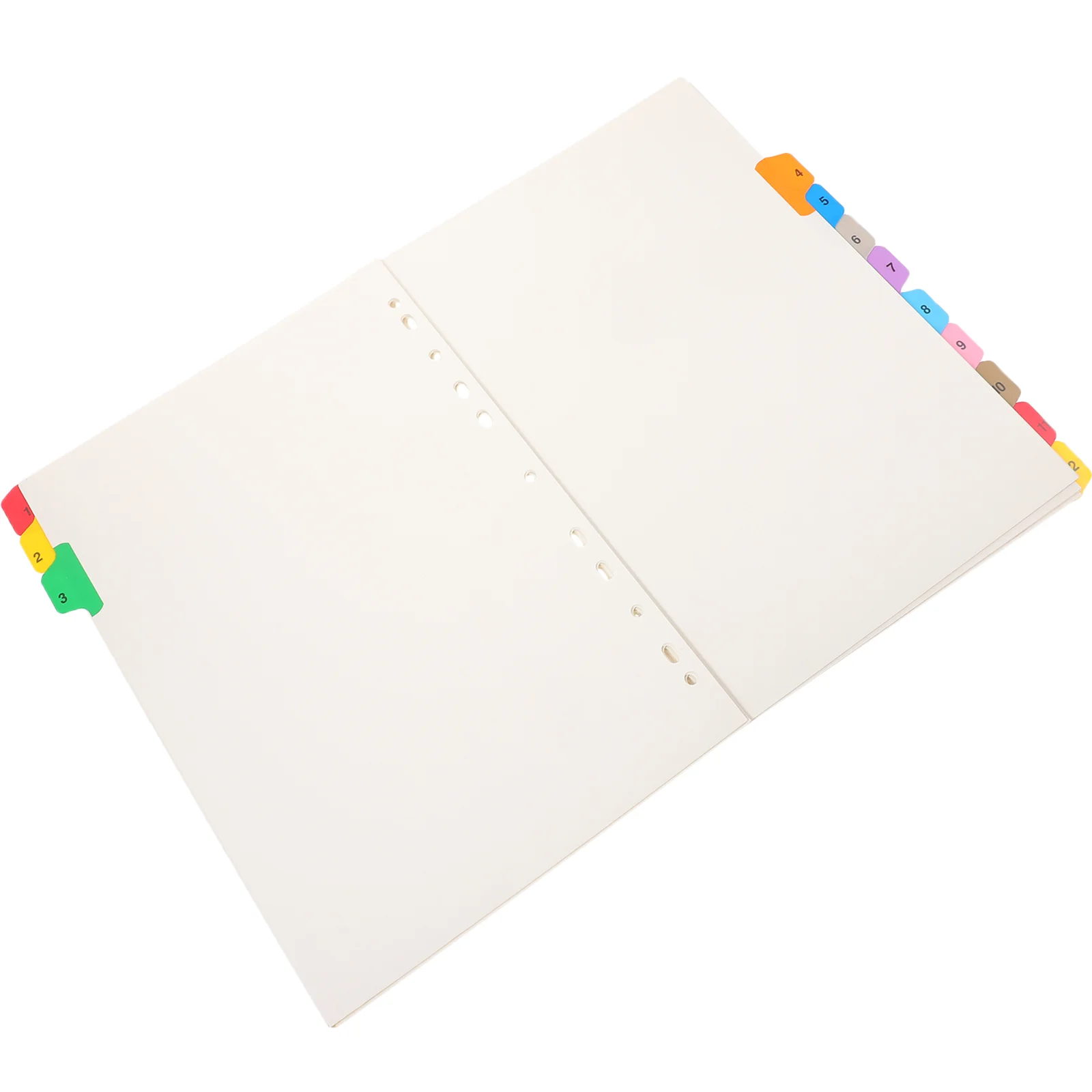 12 Sheets Notebook Dividers Notepad Markers Wide Binder Loose-leaf Punched Plastic Tab Colored Folders
12 Sheets Notebook Dividers Notepad Markers Wide Binder Loose-leaf Punched Plastic Tab Colored Folders