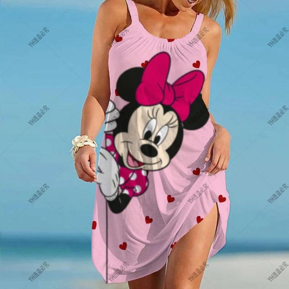 Disney Minnie Mickey Sexy Women Dress Vintage Woman Beach Dress Sling Midi Sleeveless Dresses Boho Brand Streetwear Night Dress
Disney Minnie Mickey Sexy Women Dress Vintage Woman Beach Dress Sling Midi Sleeveless Dresses Boho Brand Streetwear Night Dress