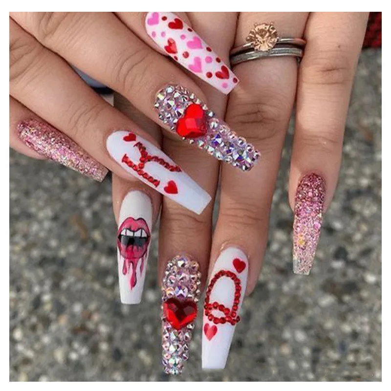 10pcs/set Real HandMade Nail Wearable Fingertips Offer DIY Detachable Complex Fake Extension Nail Design Finished Nail Tips 2022
10pcs/set Real HandMade Nail Wearable Fingertips Offer DIY Detachable Complex Fake Extension Nail Design Finished Nail Tips 2022