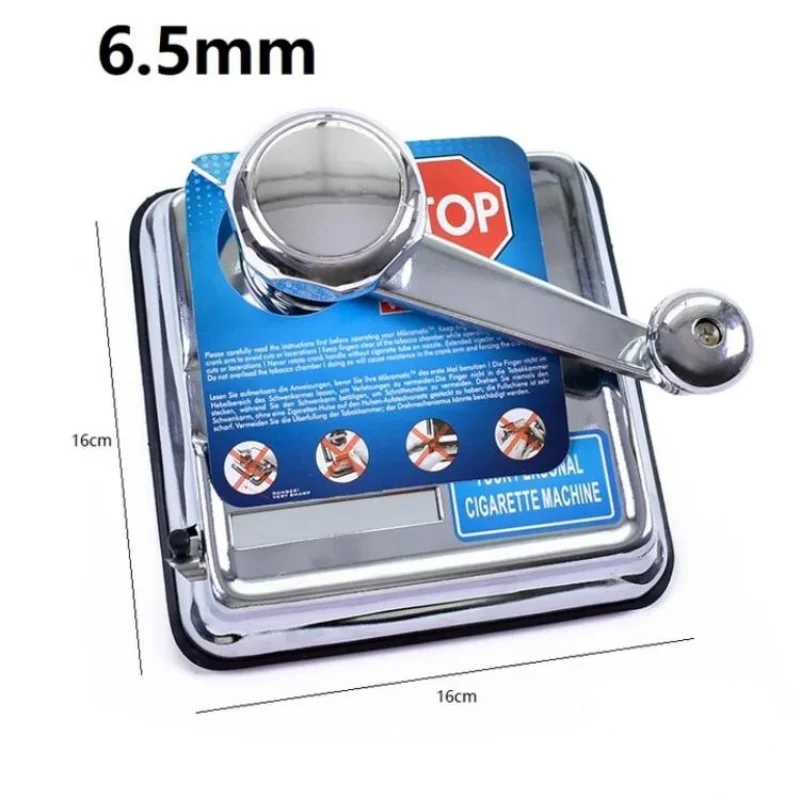 Silver 6.5mm Slim Size Manual Rolling Machine Tobacco Roller Cigarette Maker tobacc cigarette machine hand tools
Silver 6.5mm Slim Size Manual Rolling Machine Tobacco Roller Cigarette Maker tobacc cigarette machine hand tools