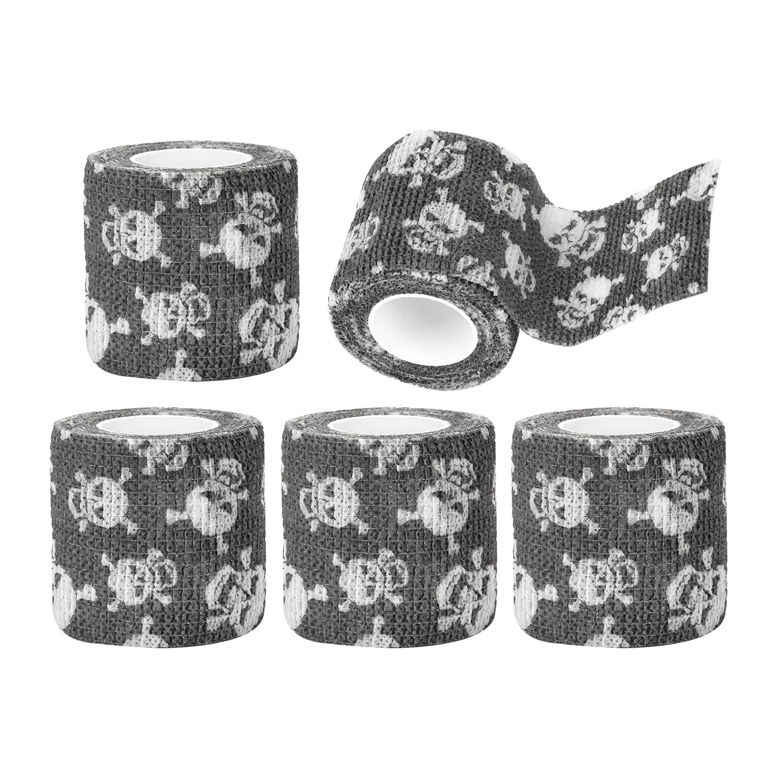 Set of 5 gray 5cm tattoo handle 1.8m self-adhesive tattoo elastic bandage sweat absorbent, anti-slip breathable elasticity
Set of 5 gray 5cm tattoo handle 1.8m self-adhesive tattoo elastic bandage sweat absorbent, anti-slip breathable elasticity