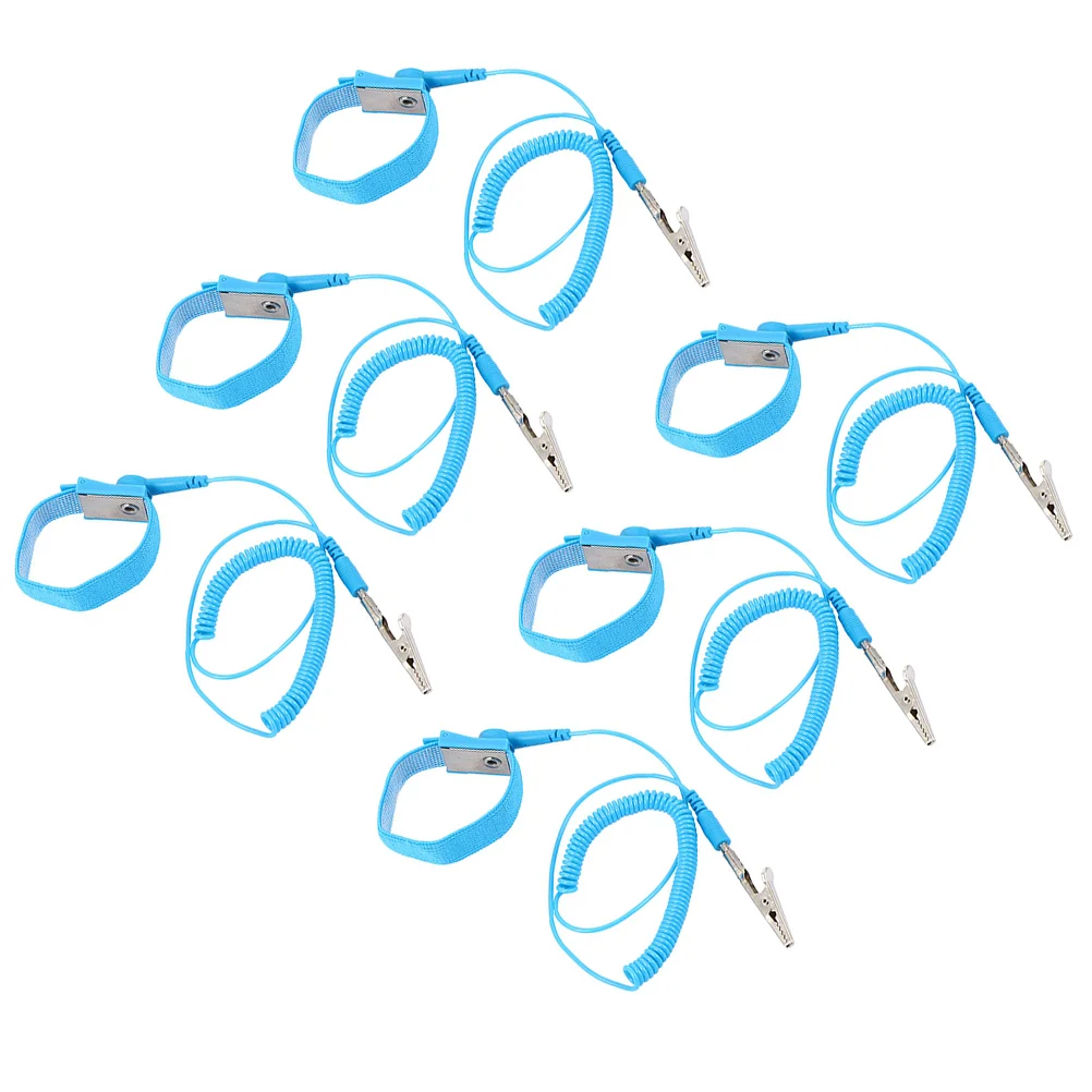 6 Pcs Anti-static Wrist Strap Adjustable Bracelets Rounding Grounding Band Nylon Silk
6 Pcs Anti-static Wrist Strap Adjustable Bracelets Rounding Grounding Band Nylon Silk