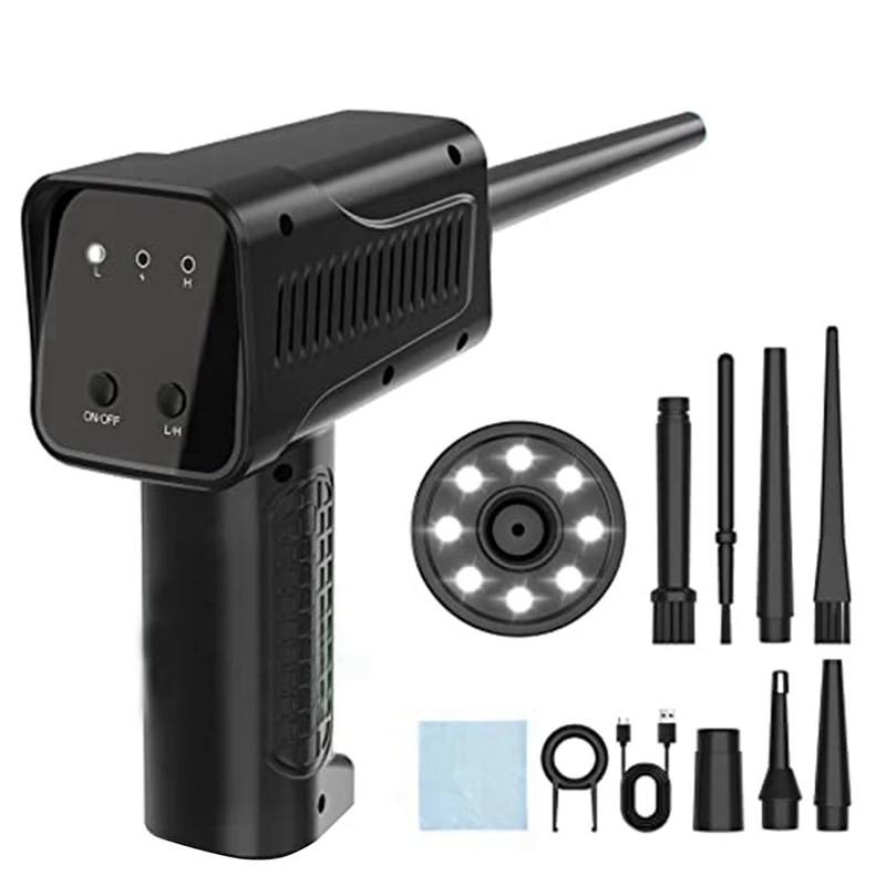 Dust Blower Electric Compressed Air Spray, PC Cleaning Set Compressed Air Can PC Vacuum Cleaner Dust Blower
Dust Blower Electric Compressed Air Spray, PC Cleaning Set Compressed Air Can PC Vacuum Cleaner Dust Blower
