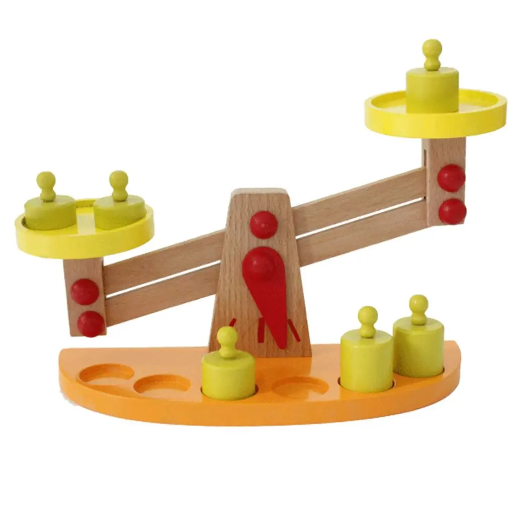 Kids Montessori Material Toys - Balance Scale (6pcs Wooden Weights) Kids Toy
Kids Montessori Material Toys - Balance Scale (6pcs Wooden Weights) Kids Toy
