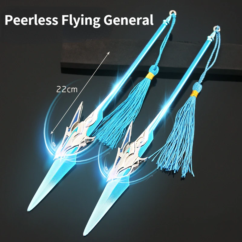 King Glory Game Peripheral Weapons 22CM Ma Chao Wushuangfei Will Be Equipped with Alloy Weapons Model Swords Ornaments Toys
King Glory Game Peripheral Weapons 22CM Ma Chao Wushuangfei Will Be Equipped with Alloy Weapons Model Swords Ornaments Toys