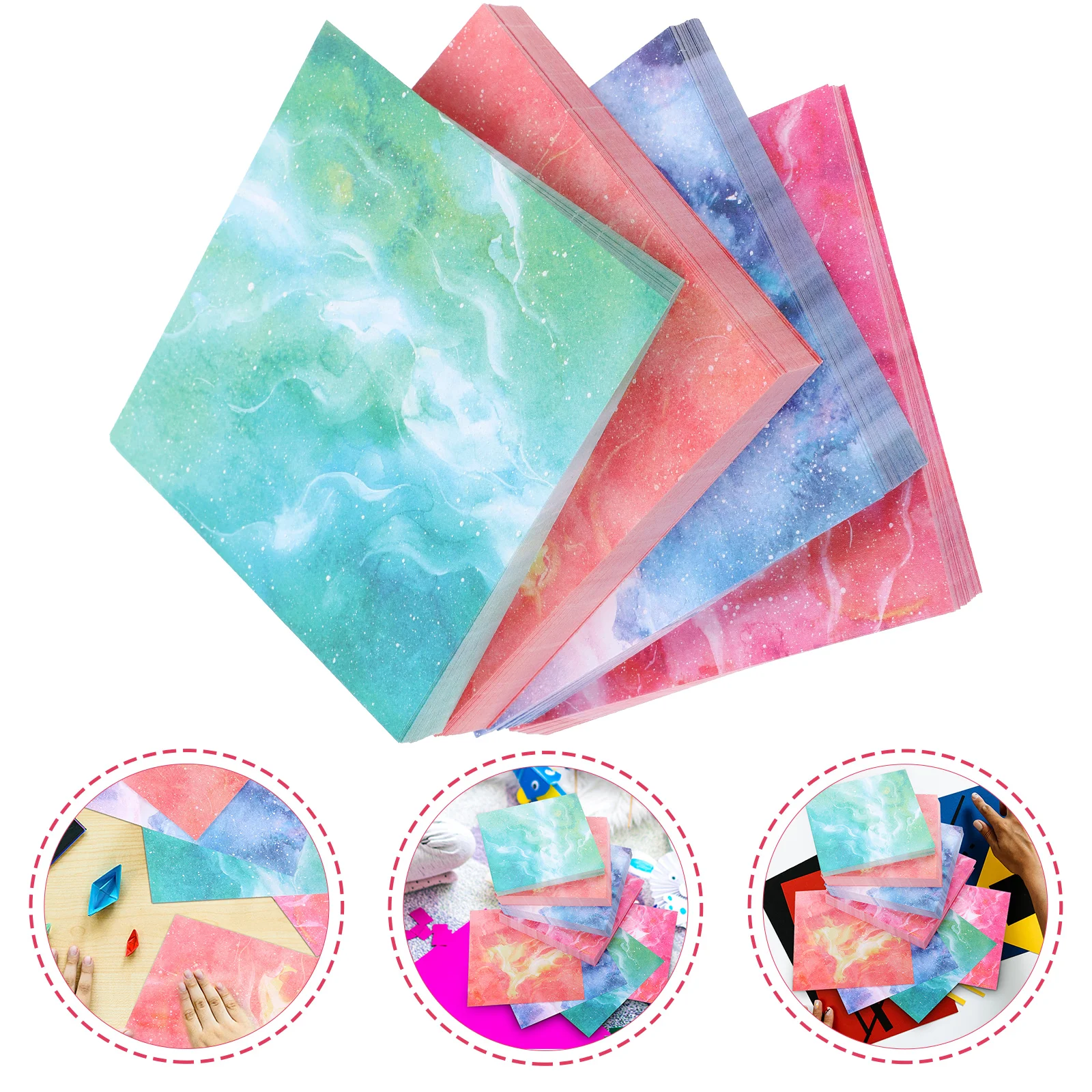 Paper Origami Diy Square Folding Kids Craft Space Outer Sky Dual Watercolor Sided Crafts Foldable Handcraft Handicraft Colorful
Paper Origami Diy Square Folding Kids Craft Space Outer Sky Dual Watercolor Sided Crafts Foldable Handcraft Handicraft Colorful