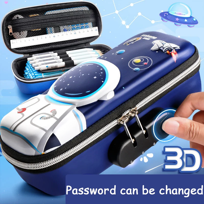 Kawaii EVA 3D Pencil Case with Password Lock Large Capacity Waterproof Pen Bag for Boys Girls School Supplies Stationery Gift
Kawaii EVA 3D Pencil Case with Password Lock Large Capacity Waterproof Pen Bag for Boys Girls School Supplies Stationery Gift