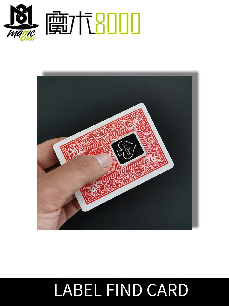 

Label find card Magic Tricks Card Magia Magician Close Up Street Illusion Gimmicks Mentalism Puzzle Toy