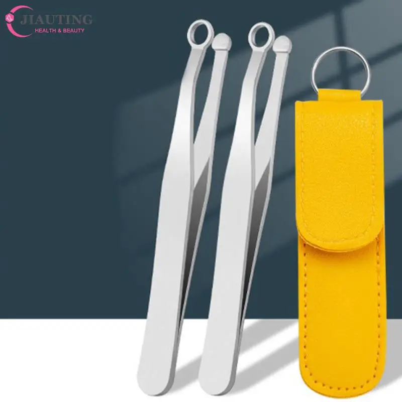 1pc Universal Nose Hair Trimming Tweezers Multifunction Nose Hair Removal Tweezers Round-tipped Nose Hair Steel Trimmer Tool
1pc Universal Nose Hair Trimming Tweezers Multifunction Nose Hair Removal Tweezers Round-tipped Nose Hair Steel Trimmer Tool