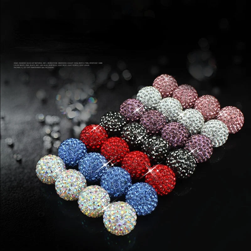 4 Pcs Bling Crystal Ball Wheel Valve Cover Car Tire Valve Caps Diamond Shining Dustproof Caps For Benz Bmw VW Audi Ford Toyota
4 Pcs Bling Crystal Ball Wheel Valve Cover Car Tire Valve Caps Diamond Shining Dustproof Caps For Benz Bmw VW Audi Ford Toyota