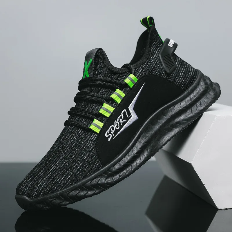 Summer Men's Tennis Breathable Outdoor Running Shoes Men's Casual Shoes Flying Woven Reflective Men's Lightweight Sports Shoes
Summer Men's Tennis Breathable Outdoor Running Shoes Men's Casual Shoes Flying Woven Reflective Men's Lightweight Sports Shoes