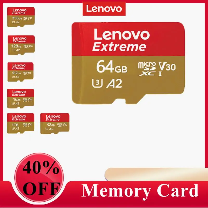 Карта памяти Micro SD Lenovo 1 ТБ, 512 ГБ, 256 ГБ, 32 ГБ, 64 ГБ, 16 ГБ, TF флэш-карта с адаптером, карта памяти для мониторинга камеры
Карта памяти Micro SD Lenovo 1 ТБ, 512 ГБ, 256 ГБ, 32 ГБ, 64 ГБ, 16 ГБ, TF флэш-карта с адаптером, карта памяти для мониторинга камеры
