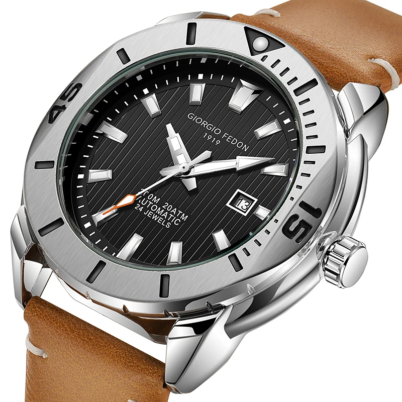 

GIORGIO FEDON Luxury Date Quartz Dive Watch Fashion Luminous Sports Waterproof Men's Watch Best Gift