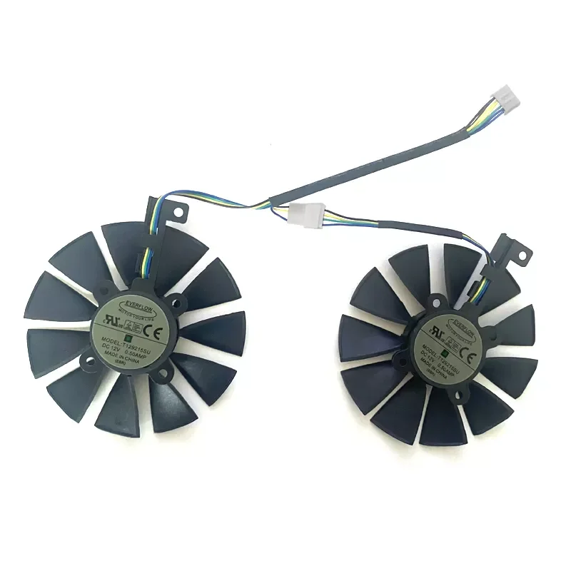 2PCS 87MM Cooling Fan For ASUS GTX1060 1070 Ti RX 470 570 580 Graphics Card Everflow T129215SU PLD09210S12HH 28mm Cooling Fans
2PCS 87MM Cooling Fan For ASUS GTX1060 1070 Ti RX 470 570 580 Graphics Card Everflow T129215SU PLD09210S12HH 28mm Cooling Fans