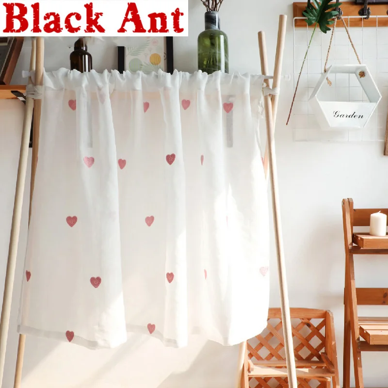 Modern Children Cartoon 3D Heart Tulle Short Curtains For Girls Bedroom Sheer Curtain Finished For Living Room Custom Panel
Modern Children Cartoon 3D Heart Tulle Short Curtains For Girls Bedroom Sheer Curtain Finished For Living Room Custom Panel